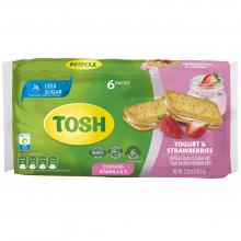 Tosh Yogurt & Strawberries Cream Cookies Bag 6x2 Image