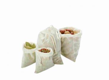 Muselin grocery shopping produce bags Image