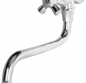 ONE HANDLE WALL MOUNT SWIVEL S FAUCET HELVETIA