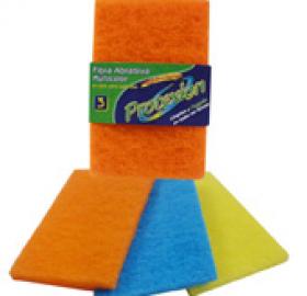 Colored scrubbers with antibacterial