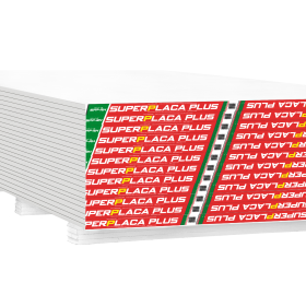 Superplaca Plus - Gypsum board moisture resistant 1/2\" x 1,22 x 2,44m