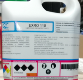 Limpiador-desinfectante para pisos EXRO 110