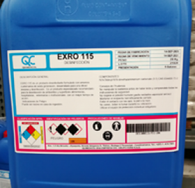 Desinfectante base amonio EXRO 115