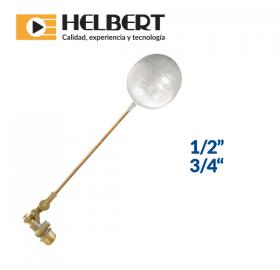 Brass Float Valve with male throad and Plastic Ball