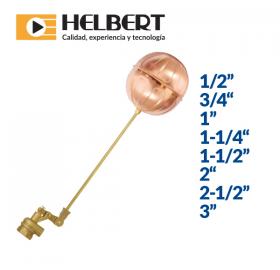 Bronze float valve whit copper ball