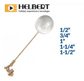 Bronze float valve whit male thread and plastic ball