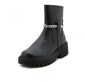 Medium Cane Ankle Boot with chain
