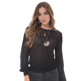 Women’s black sweater-1424