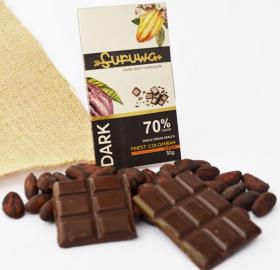 Chocolate oscuro artesanal al 70 %