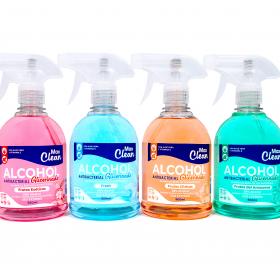 Alcohol Glicerinado Max Clean Colores x500ml
