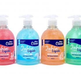 Jabón Líquido Antibacterial Max Clean Colores x500ml