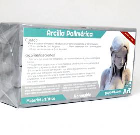 ARCILLA POLIMÉRICA GRIS TRADICIONAL 500 gramos