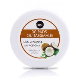 COCONUT ENAMEL REMOVER PADS 30 UN