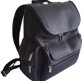 LEATHER LAPTOP BACKPACK 