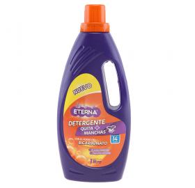 Eterna liquid detergent removes more stains