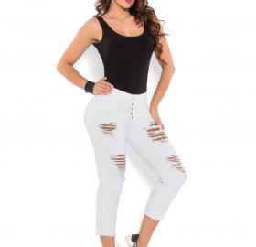 Jeans para Dama Blanco Ushuaia
