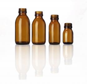 Vial glasses for droppers, syrups and injectables