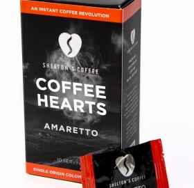 Flavoured Coffee Hearts - Amaretto Flavour