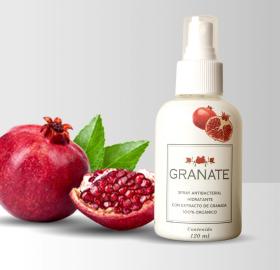 Spray antibacterial con aceite de granada 100% organic