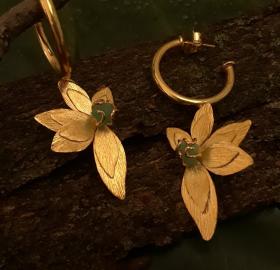 BLOOM Emerald Earrings