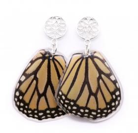 filligree pin earrings monarch wings
