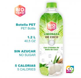 BioKoko - Limonada de Coco con Cristales de coco ( Bio Nano Celulosa ) 1.2 L