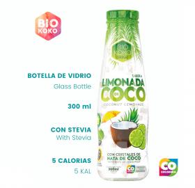 BioKoko - Limonada de Coco con Cristales de coco ( Bio Nano Celulosa ) 300ML