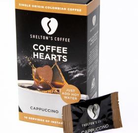 Flavoured Coffee Hearts - Cappuccino Flavour