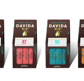 Mini barras de chocolate DAVIDA