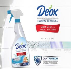 Deox Desinfectante Antibacterial  Multisuperficies 
