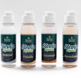 Stevia liquida con sabores naturales