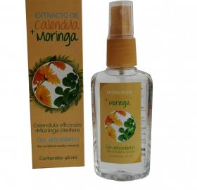 Natural moisturizing extract of calendula and moringa