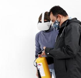 Simulador VR para extintores y RCP