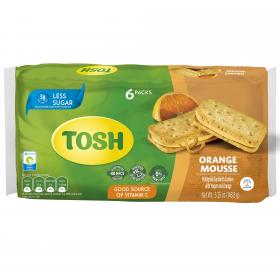 Tosh Orange Mousse Cream Cookies Bag 6x2