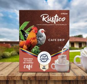Rustic coffee with natural panela
