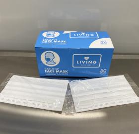 Ultrasound Sealed Three Layer Disposable Face Mask