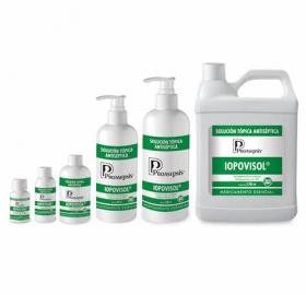 Iopovisol topical solution based on 10% PVP IOdine 