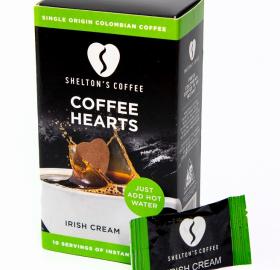 Flavoured Coffee Hearts - Irish Cream Flavour