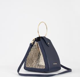 Rincon del Mar & mesh mini handbag