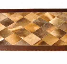 pile carpet leather with hair