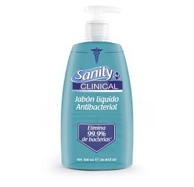 Sanity Clinical Valvula Antibacterial Soap