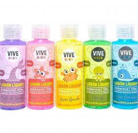 Jabón Líquido Antibacterial Vive Kids x125ml