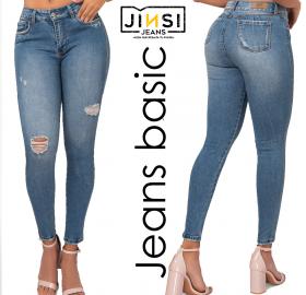 Lady jean with buttock enhancement shape
