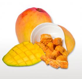 Crunchy dried tropical fruit blend (mango, pineapple & banana chips)      
