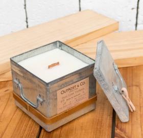 Candle - Metal box