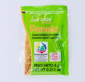 SAN ISIDRO SACHET OF 6 GRAMS OF PULVERIZED PANELA POWDER 