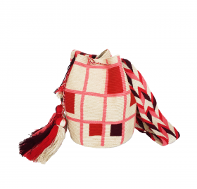 Mochila Wayuu - Red Checks