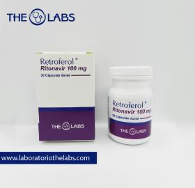 Retroferol ritonavir 100mg cj*30 capsulas