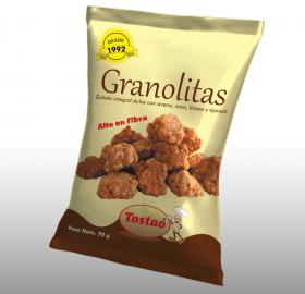 Whole Wheat Granolita Cookie High in Fiber and Protein