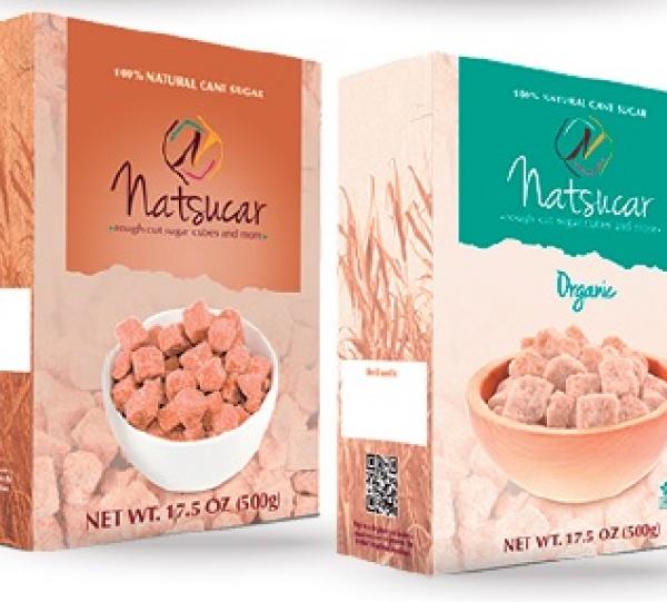 Cubos irregulares de azúcar